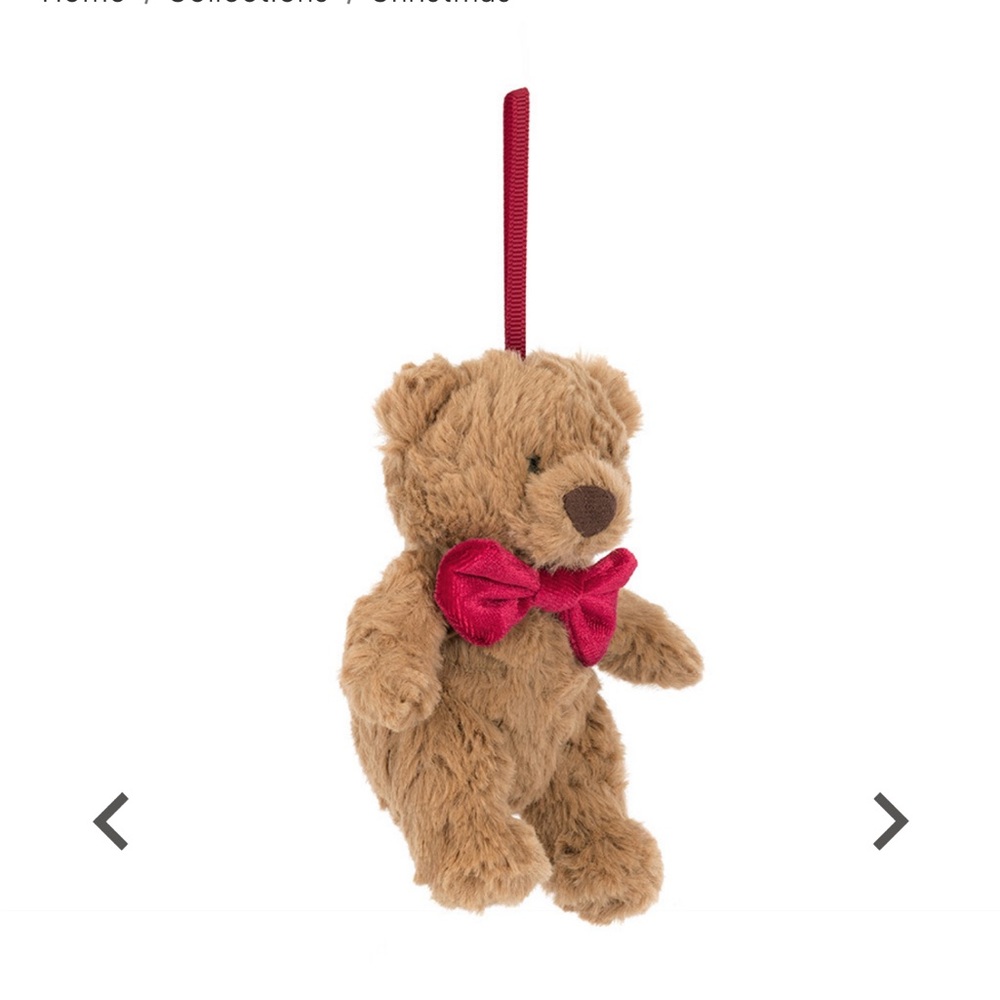 Jellycat Bartholomew Bear Tree Decoration BNWT HTF Authentic